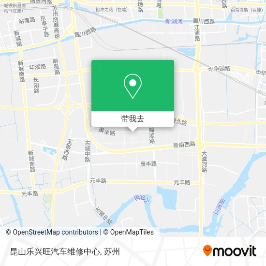 昆山乐兴旺汽车维修中心地图
