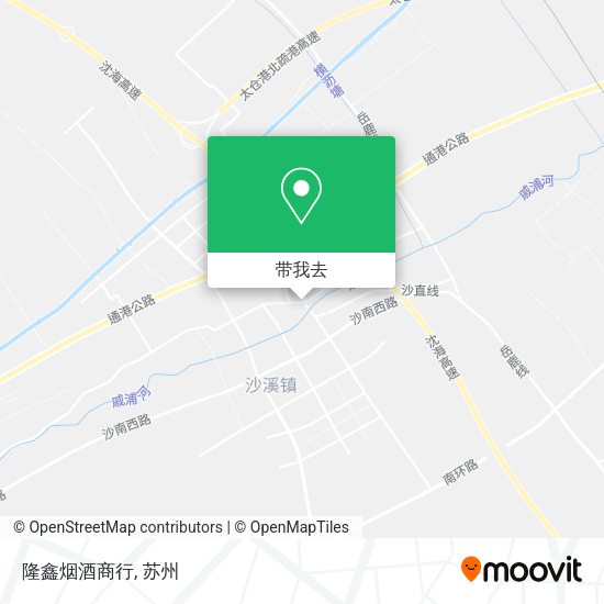 隆鑫烟酒商行地图