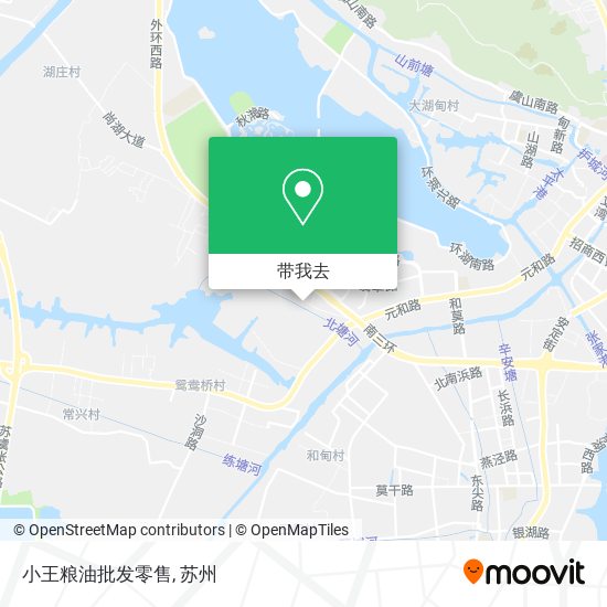 小王粮油批发零售地图