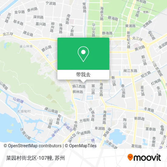 菜园村街北区-107幢地图