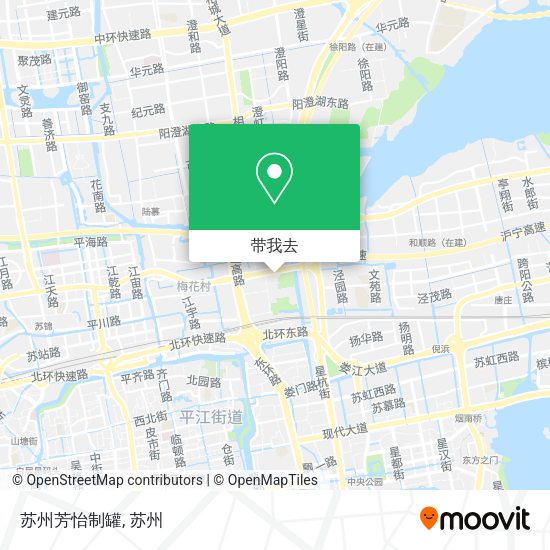 苏州芳怡制罐地图