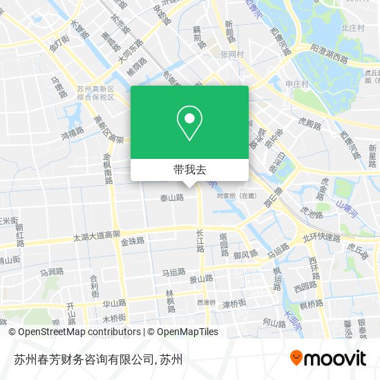 苏州春芳财务咨询有限公司地图