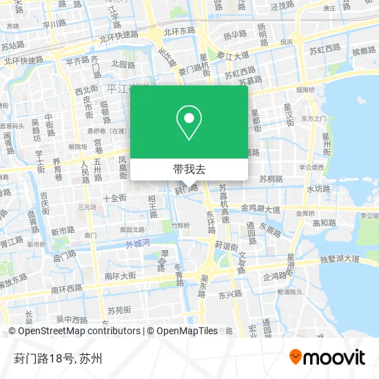 葑门路18号地图