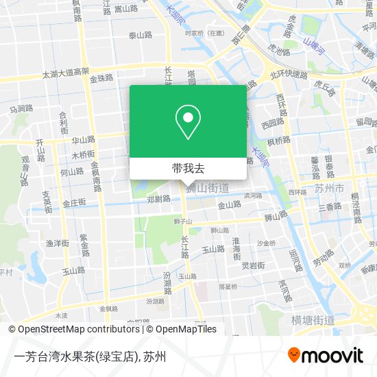 一芳台湾水果茶(绿宝店)地图