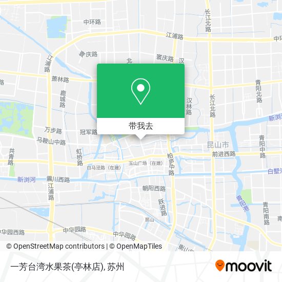 一芳台湾水果茶(亭林店)地图