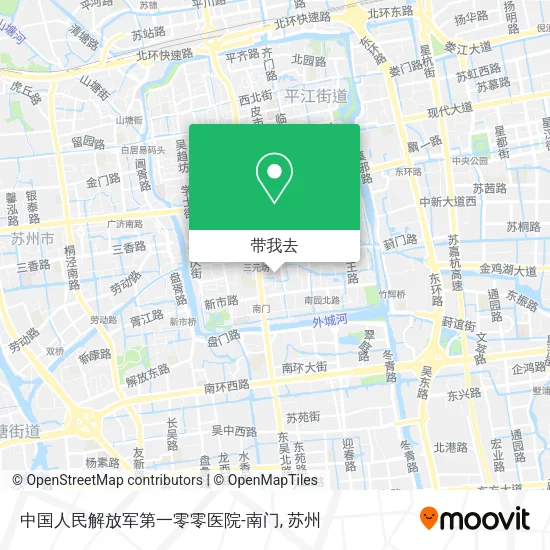中国人民解放军第一零零医院-南门地图