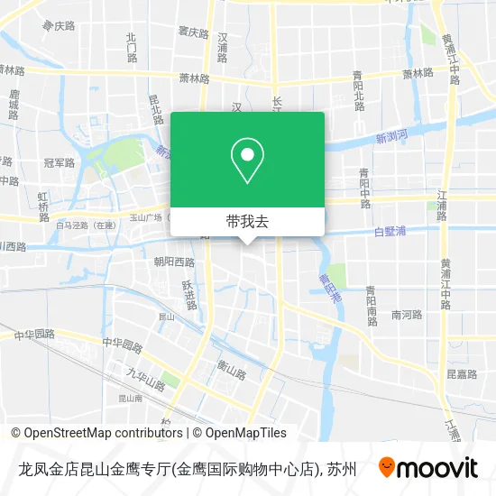 龙凤金店昆山金鹰专厅(金鹰国际购物中心店)地图