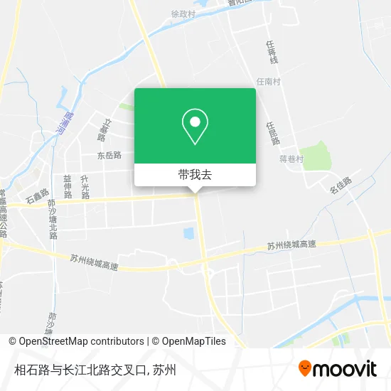 相石路与长江北路交叉口地图