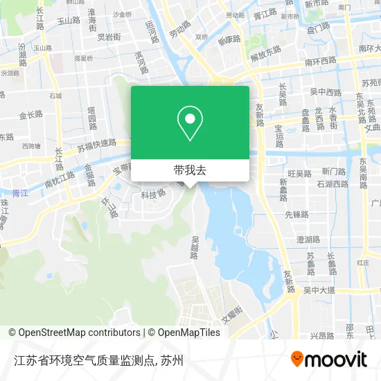 江苏省环境空气质量监测点地图