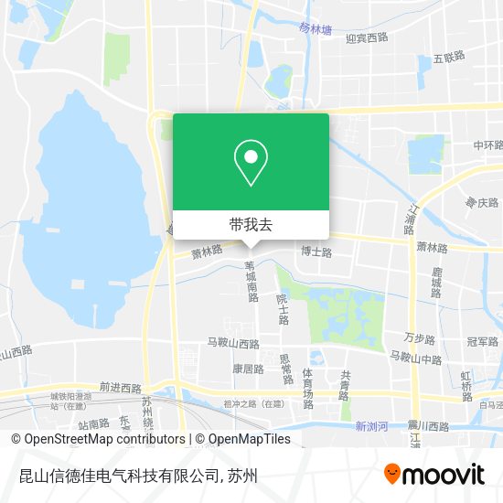 昆山信德佳电气科技有限公司地图
