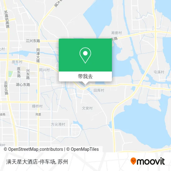 满天星大酒店-停车场地图