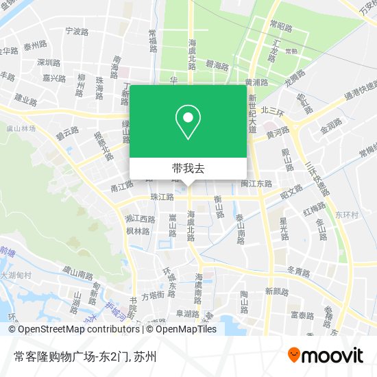 常客隆购物广场-东2门地图