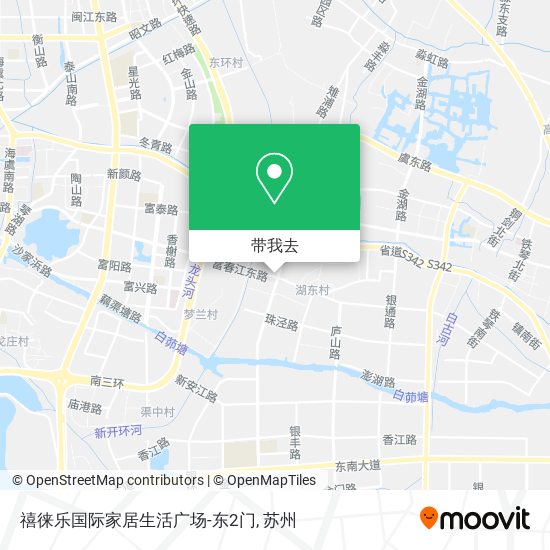 禧徕乐国际家居生活广场-东2门地图