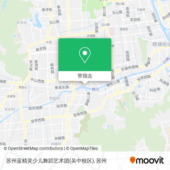苏州蓝精灵少儿舞蹈艺术团(吴中校区)地图