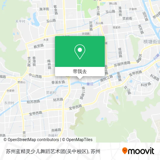 苏州蓝精灵少儿舞蹈艺术团(吴中校区)地图