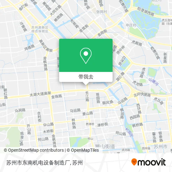 苏州市东南机电设备制造厂地图