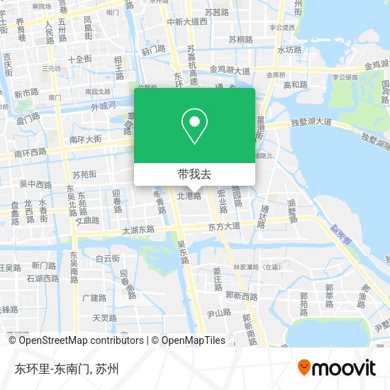 东环里-东南门地图