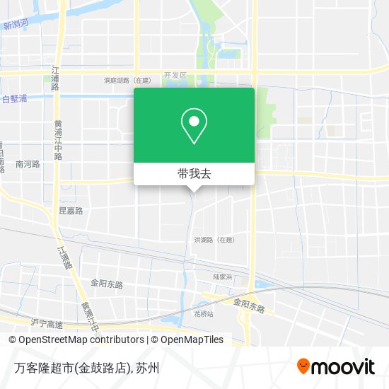 万客隆超市(金鼓路店)地图