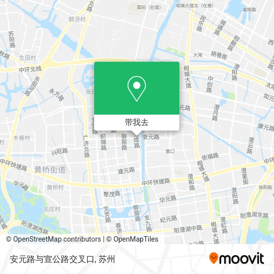 安元路与宣公路交叉口地图