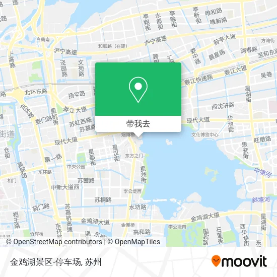 金鸡湖景区-停车场地图