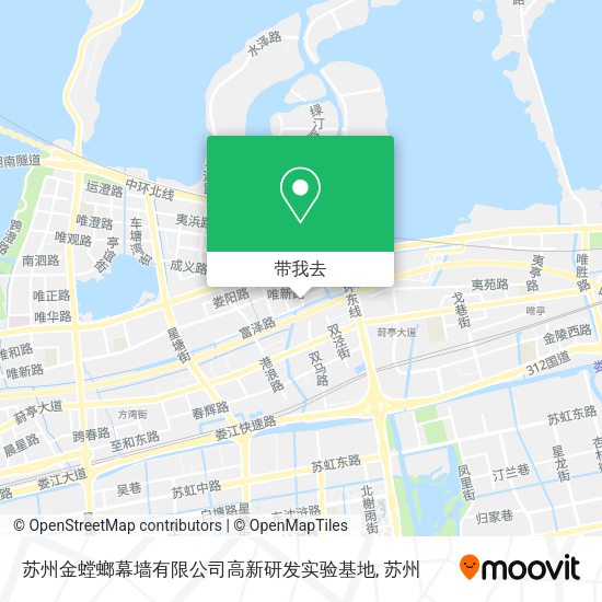 苏州金螳螂幕墙有限公司高新研发实验基地地图