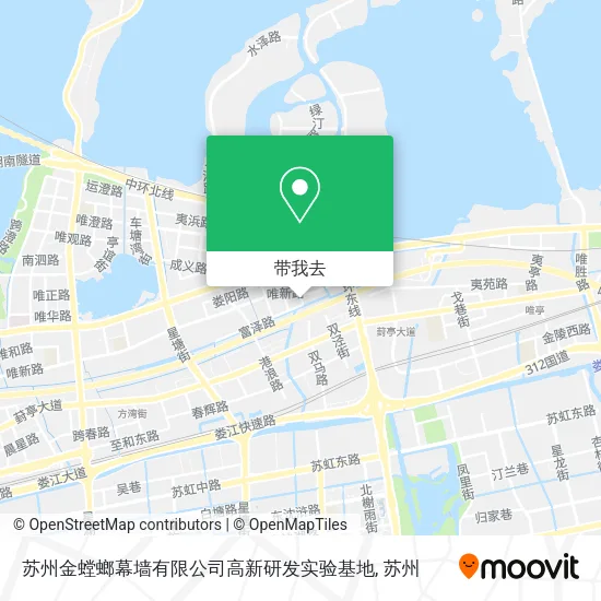苏州金螳螂幕墙有限公司高新研发实验基地地图