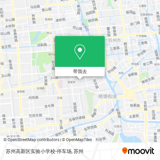 苏州高新区实验小学校-停车场地图