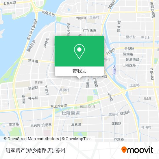 链家房产(鲈乡南路店)地图