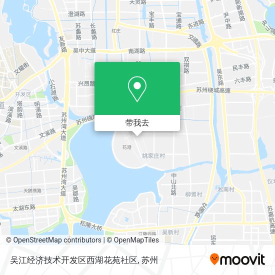 吴江经济技术开发区西湖花苑社区地图