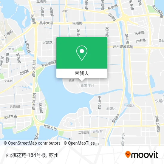 西湖花苑-184号楼地图