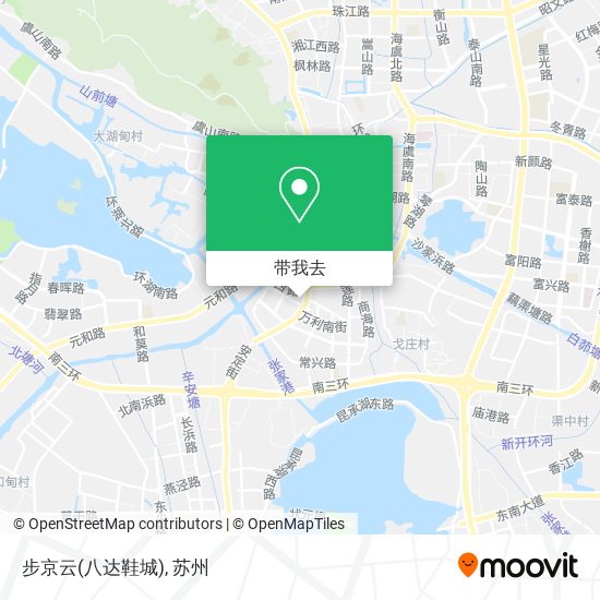 步京云(八达鞋城)地图