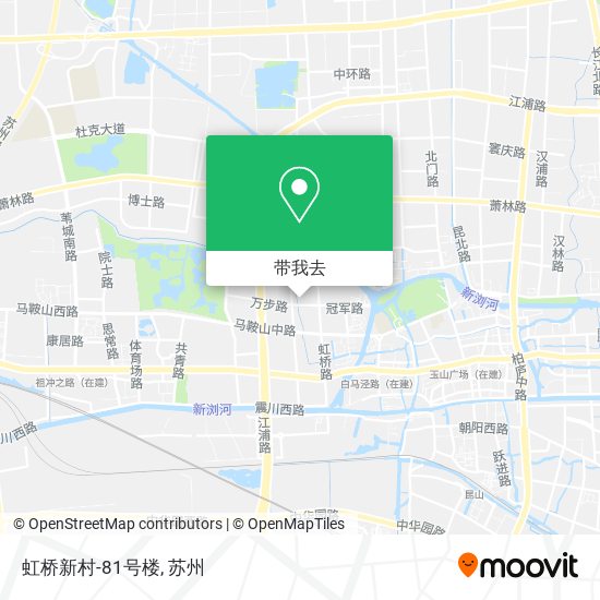 虹桥新村-81号楼地图