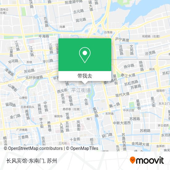 长风宾馆-东南门地图