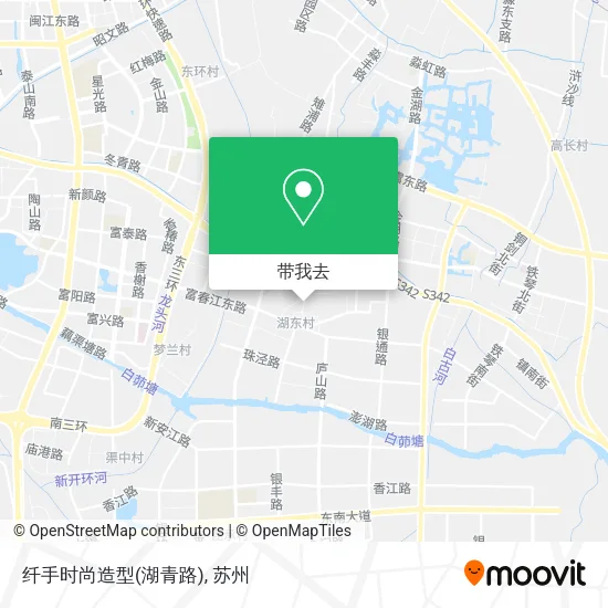 纤手时尚造型(湖青路)地图