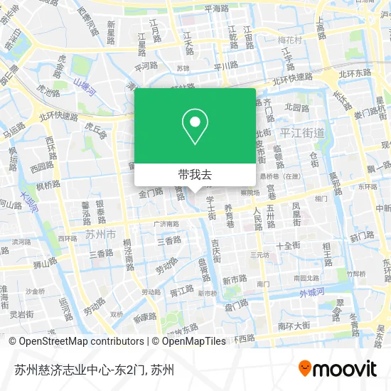 苏州慈济志业中心-东2门地图