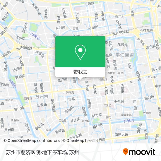 苏州市慈济医院-地下停车场地图