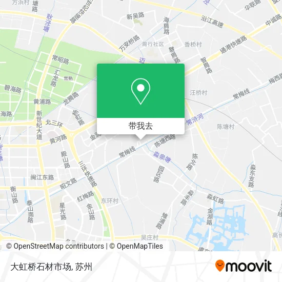 大虹桥石材市场地图