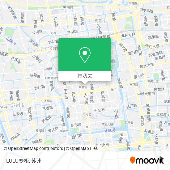 LULU专柜地图