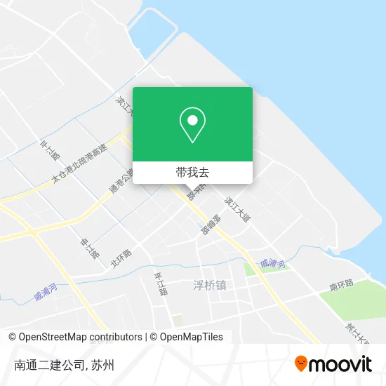 南通二建公司地图