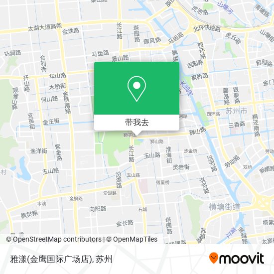 雅漾(金鹰国际广场店)地图