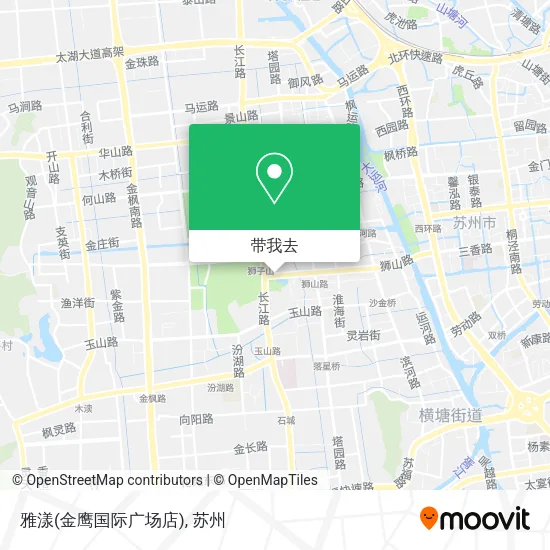 雅漾(金鹰国际广场店)地图