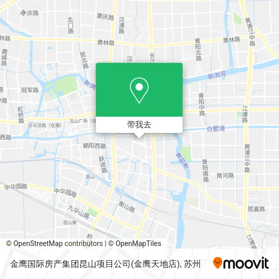 金鹰国际房产集团昆山项目公司(金鹰天地店)地图