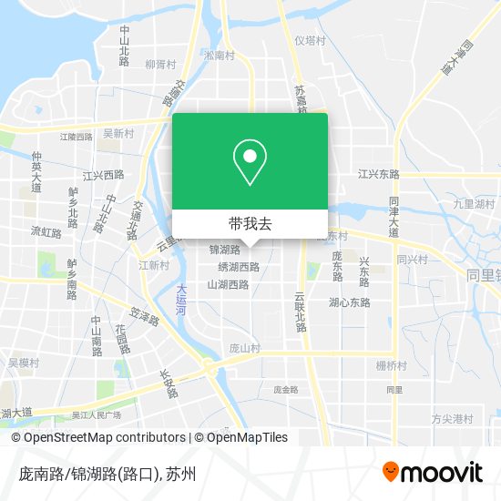 庞南路/锦湖路(路口)地图