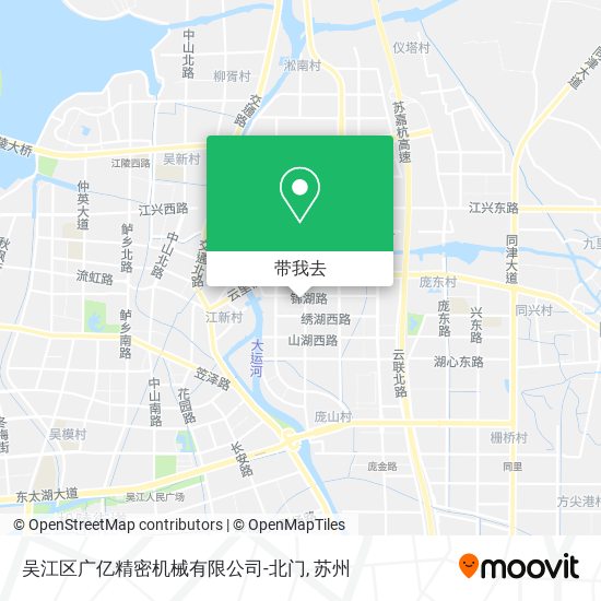 吴江区广亿精密机械有限公司-北门地图