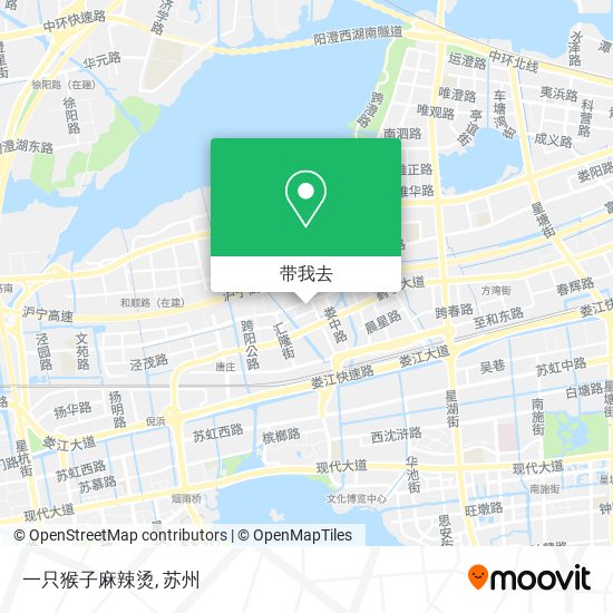 一只猴子麻辣烫地图