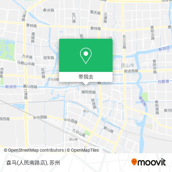 森马(人民南路店)地图