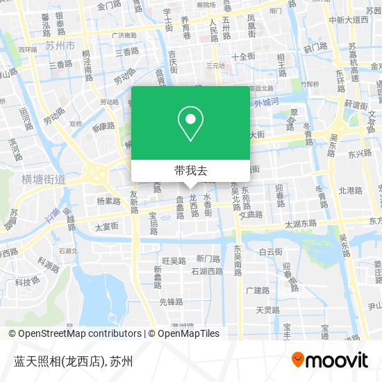 蓝天照相(龙西店)地图