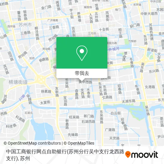 中国工商银行网点自助银行(苏州分行吴中支行龙西路支行)地图