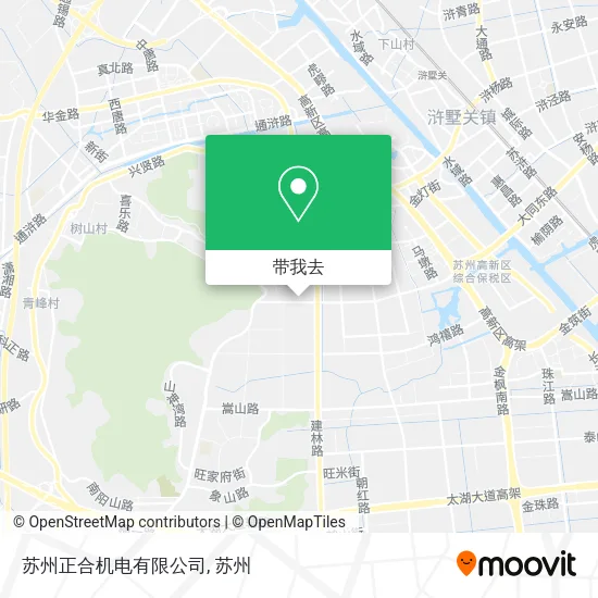 苏州正合机电有限公司地图