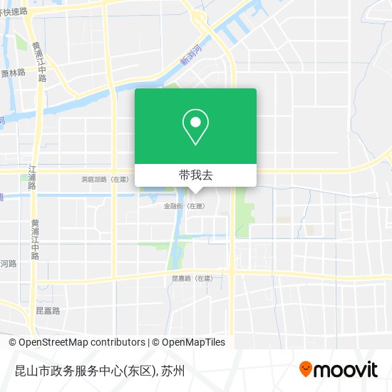 昆山市政务服务中心(东区)地图